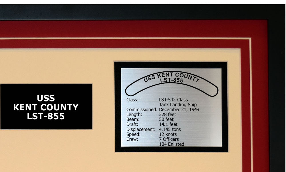 USS KENT COUNTY LST-855 Detailed Image B