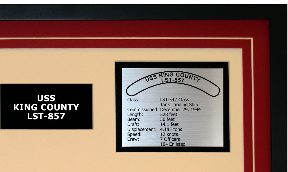USS KING COUNTY LST-857 Detailed Image B