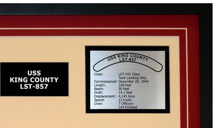 USS KING COUNTY LST-857 Detailed Image B