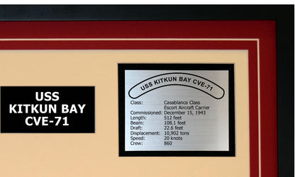 USS KITKUN BAY CVE-71 Detailed Image B