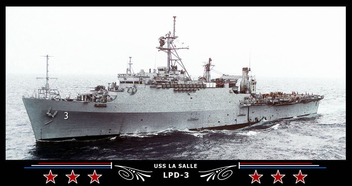 USS La Salle LPD-3 Art Print