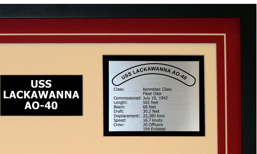 USS LACKAWANNA AO-40 Detailed Image B