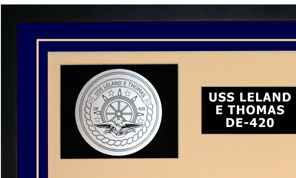 USS LELAND E THOMAS DE-420 Detailed Image A