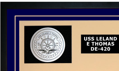 USS LELAND E THOMAS DE-420 Detailed Image A