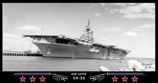 USS Leyte CV-32 Art Print