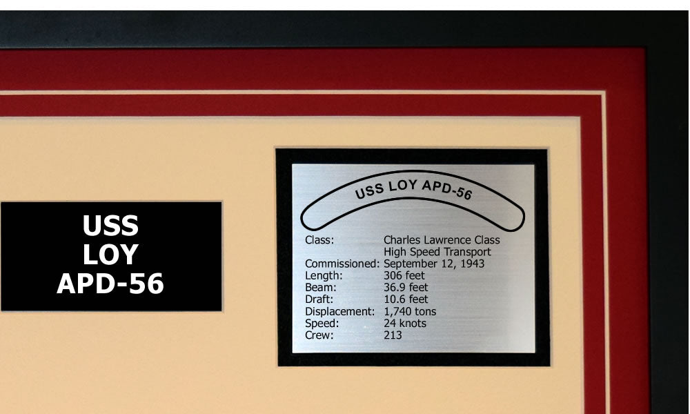 USS LOY APD-56 Detailed Image B