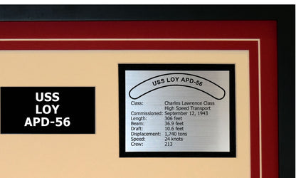 USS LOY APD-56 Detailed Image B