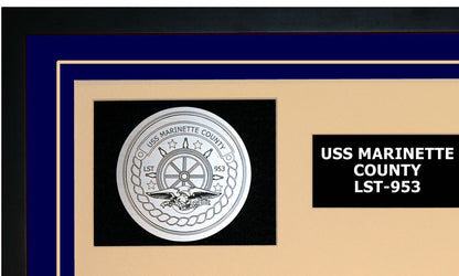 USS MARINETTE COUNTY LST-953 Detailed Image A