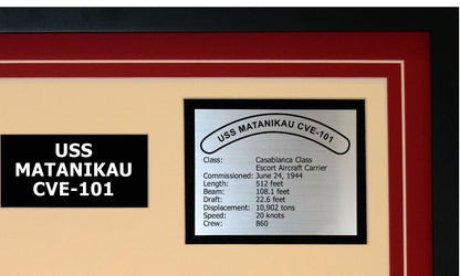 USS MATANIKAU CVE-101 Detailed Image B