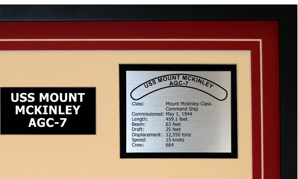 USS MOUNT MCKINLEY AGC-7 Detailed Image B