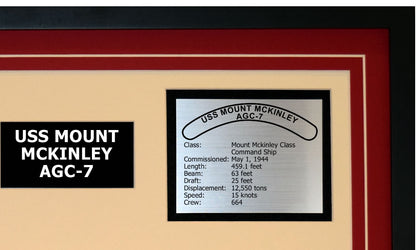 USS MOUNT MCKINLEY AGC-7 Detailed Image B