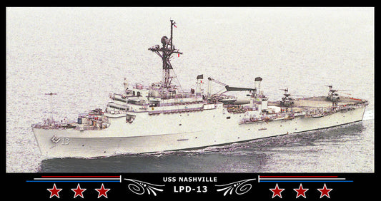 USS Nashville LPD-13 Art Print