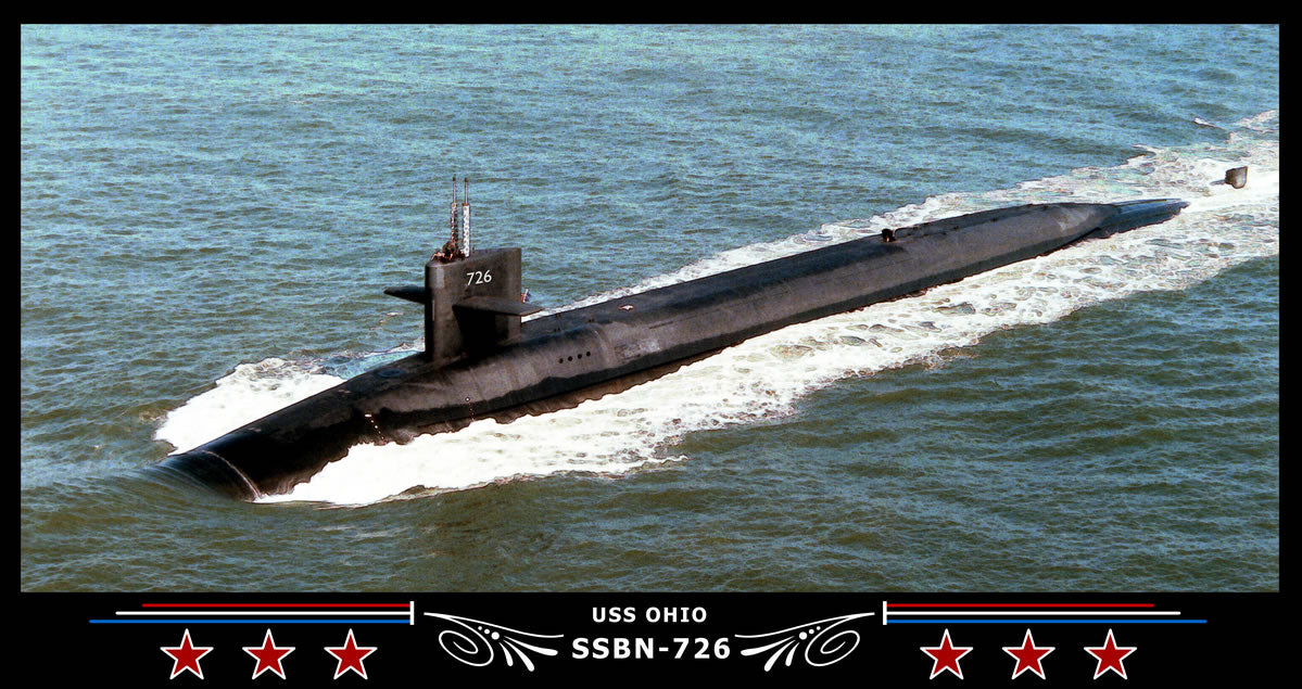 USS Ohio SSBN-726 Art Print