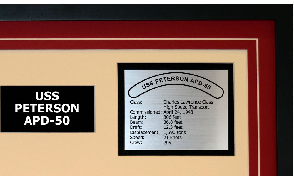 USS PETERSON APD-50 Detailed Image B