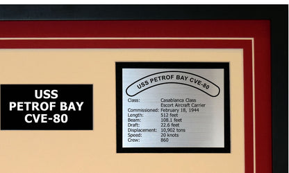 USS PETROF BAY CVE-80 Detailed Image B