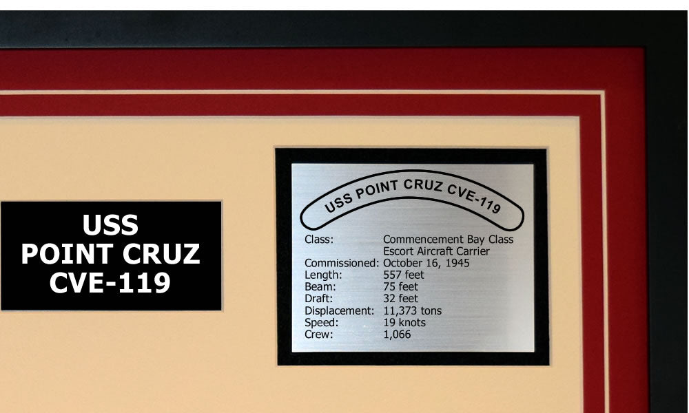USS POINT CRUZ CVE-119 Detailed Image B