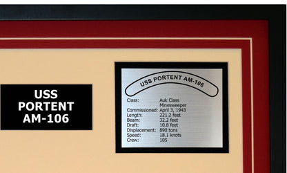 USS PORTENT AM-106 Detailed Image B