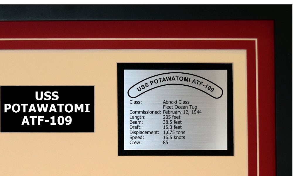 USS POTAWATOMI ATF-109 Detailed Image B