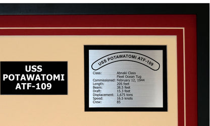 USS POTAWATOMI ATF-109 Detailed Image B