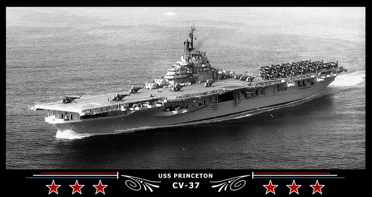 USS Princeton CV-37 Art Print