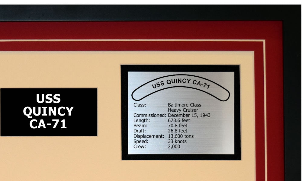 USS QUINCY CA-71 Detailed Image B