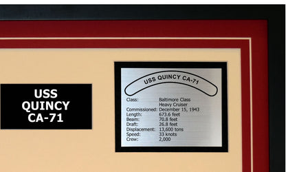 USS QUINCY CA-71 Detailed Image B