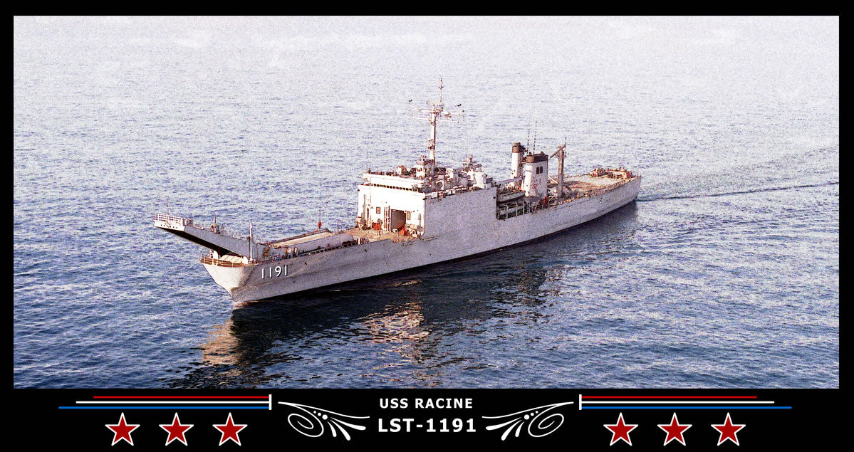 USS Racine LST-1191 Art Print