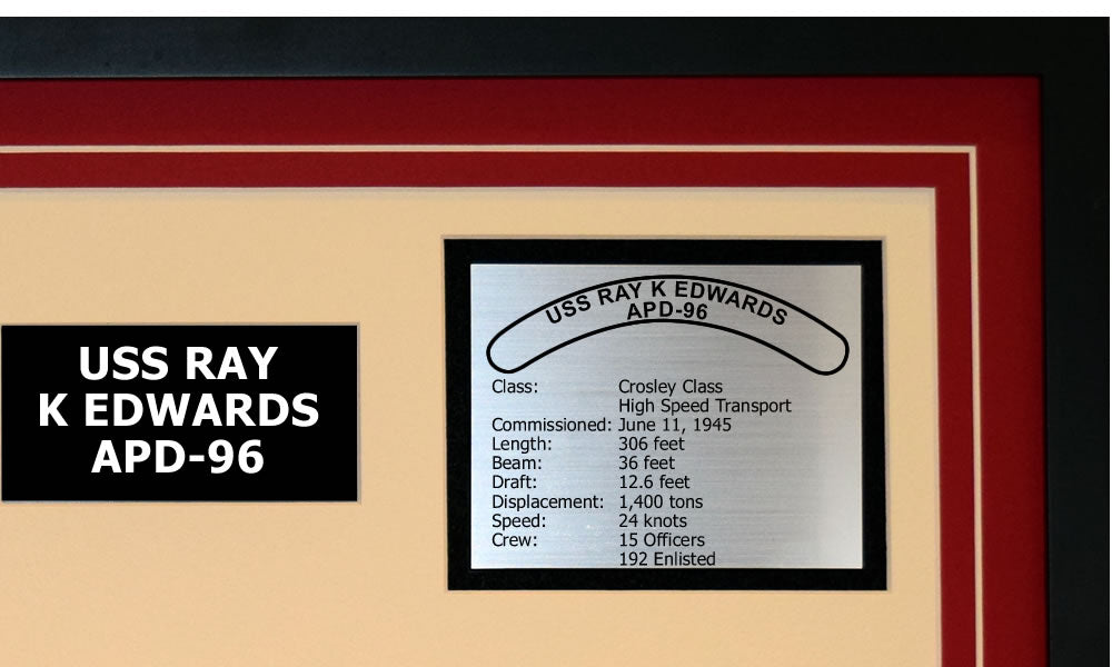 USS RAY K EDWARDS APD-96 Detailed Image B