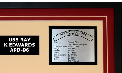 USS RAY K EDWARDS APD-96 Detailed Image B