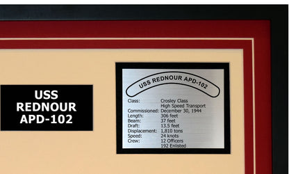 USS REDNOUR APD-102 Detailed Image B