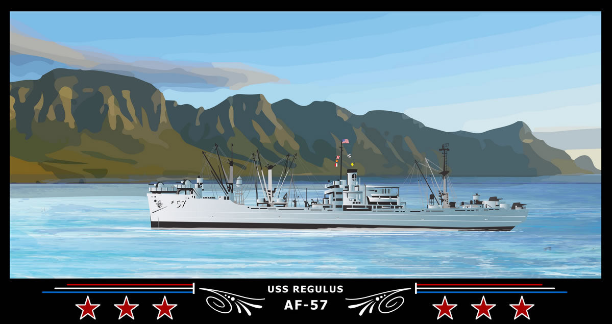 USS Regulus AF-57 Art Print