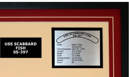 USS SCABBARD FISH SS-397 Detailed Image B