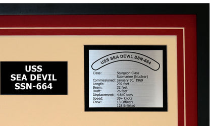 USS SEA DEVIL SSN-664 Detailed Image B