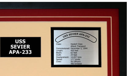 USS SEVIER APA-233 Detailed Image B