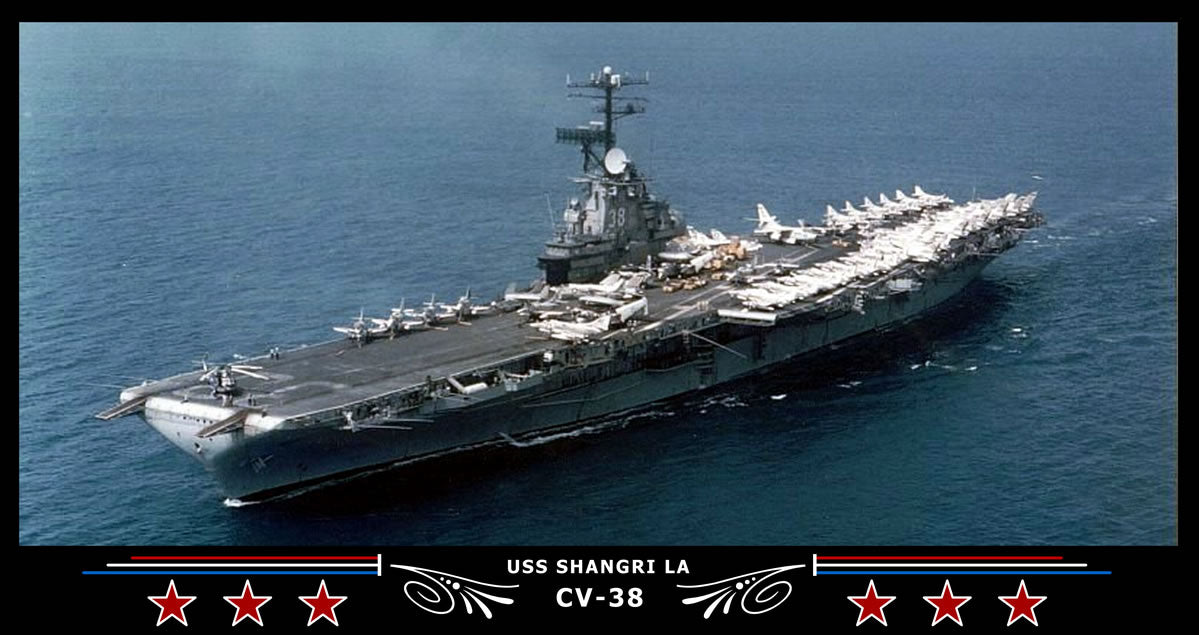 USS Shangri La CV-38 Art Print