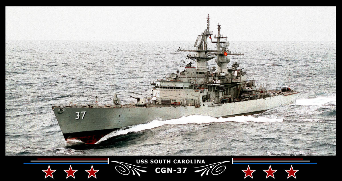 USS South Carolina CGN-37 Art Print
