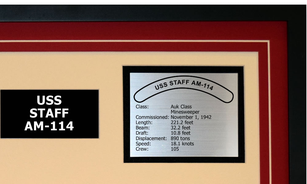 USS STAFF AM-114 Detailed Image B