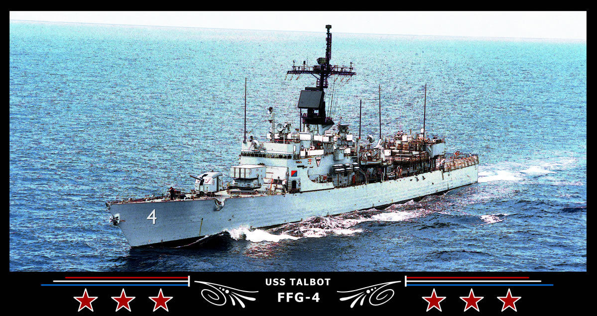 USS Talbot FFG-4 Art Print – Navy Emporium