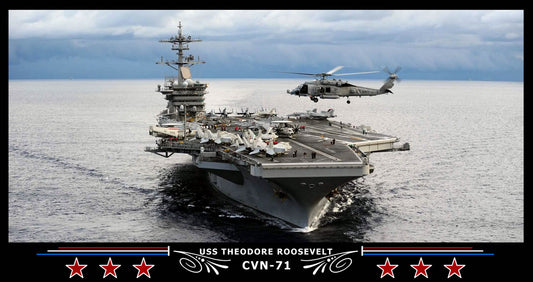 USS Theodore Roosevelt CVN-71 Art Print