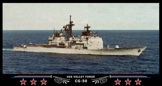 USS Valley Forge CG-50 Art Print