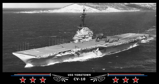 USS Yorktown CV-10 Art Print
