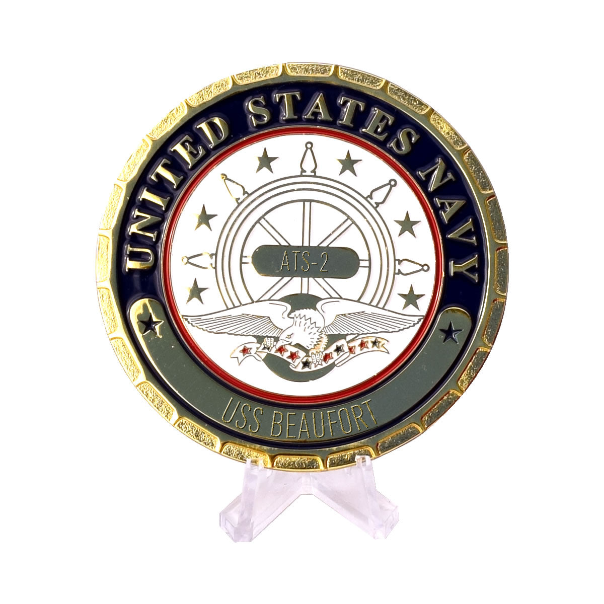 USS Beaufort ATS-2 Navy Ship Plaque