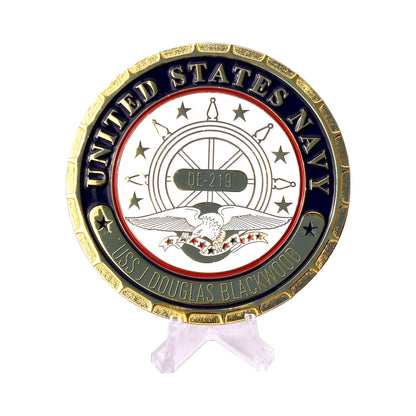 USS J Douglas Blackwood DE-219 Navy Ship Plaque