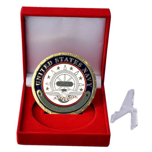 USS Lafayette APV-4 Navy Ship Plaque