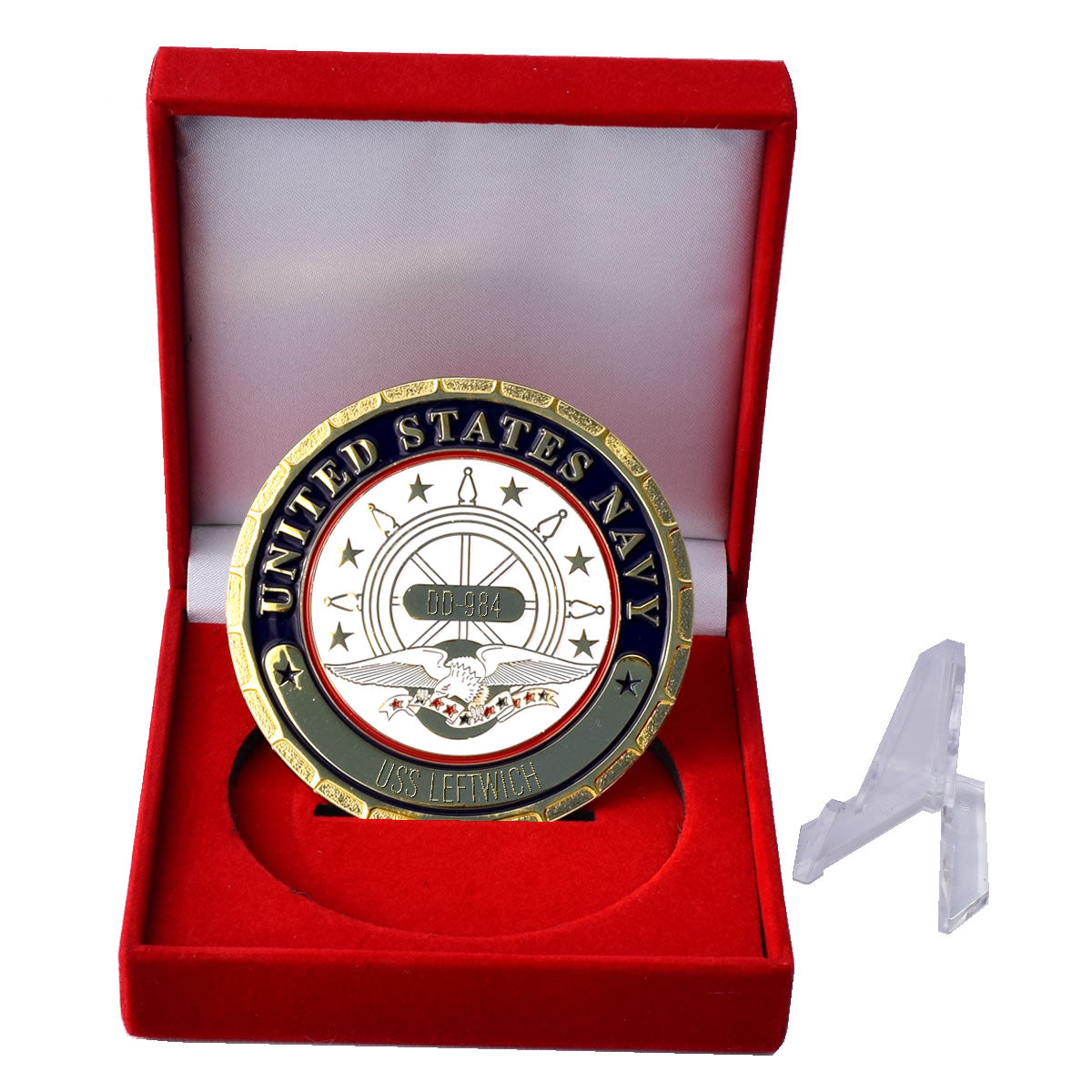 USS Leftwich DD-984 Navy Ship Plaque