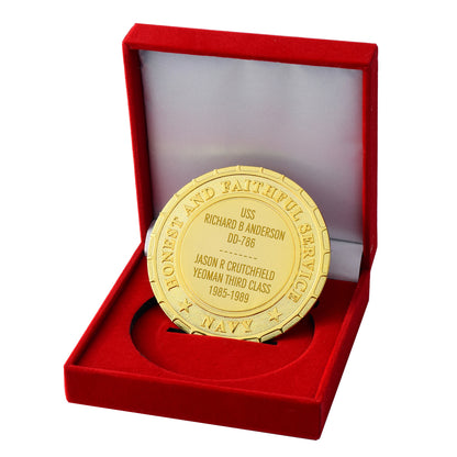 USS Richard B Anderson DD-786 Navy Ship Plaque