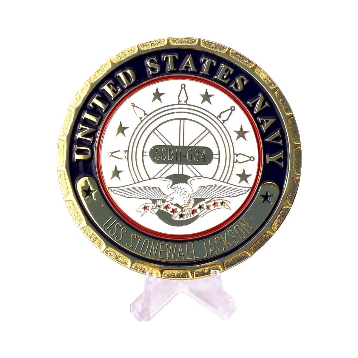 USS Stonewall Jackson SSBN-634 Navy Ship Plaque