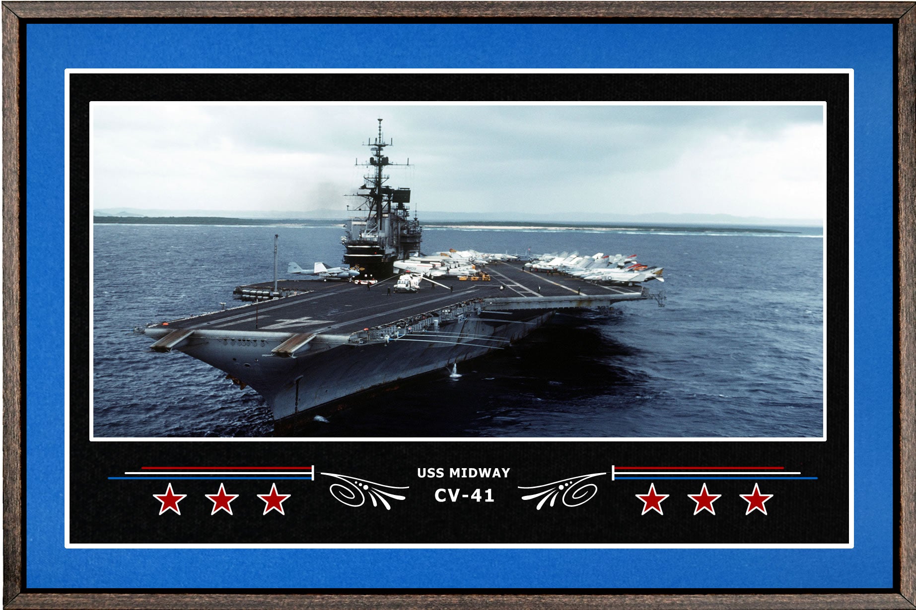 USS Midway CV-41 Art Print – Navy Emporium