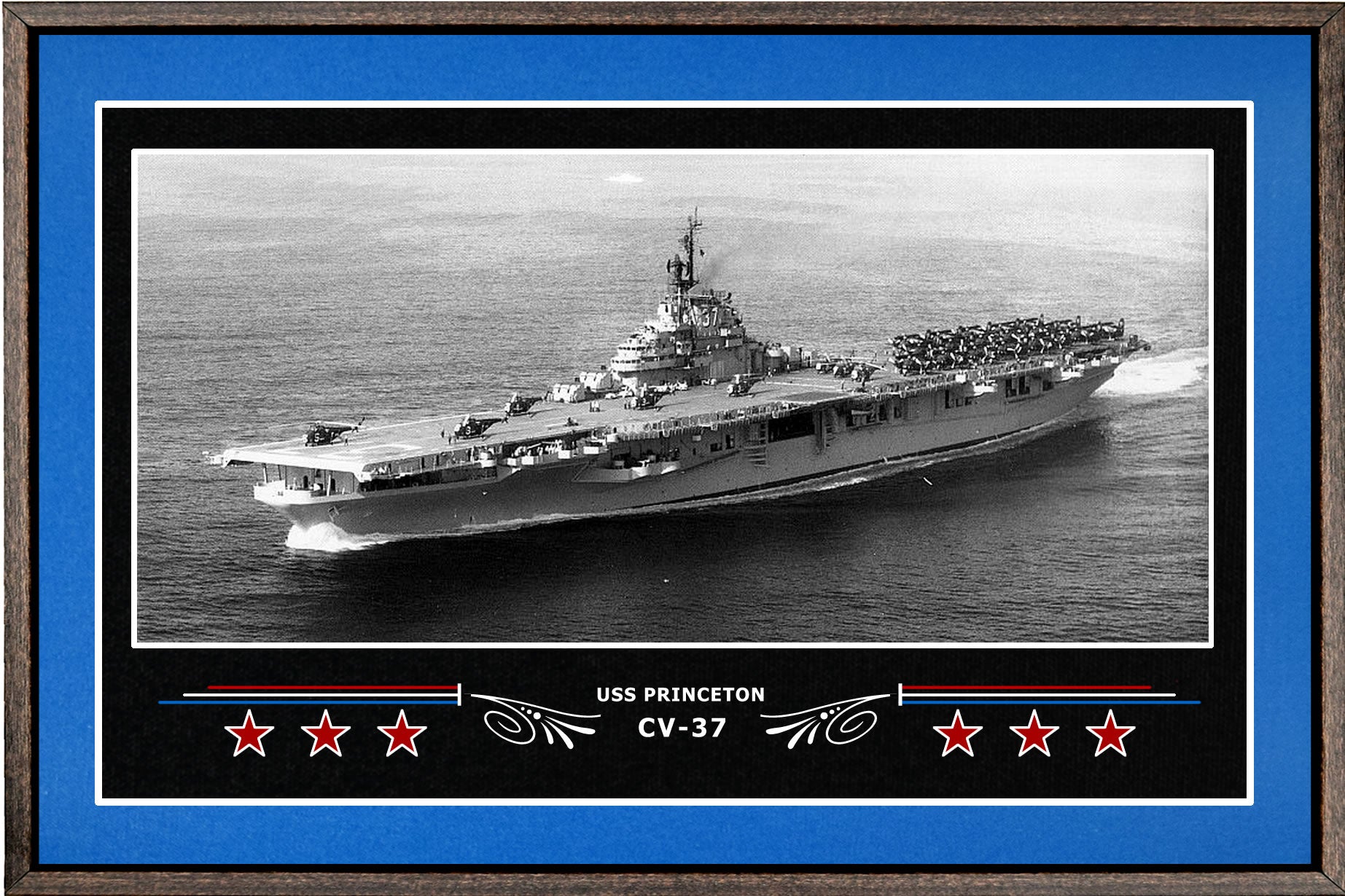 USS Princeton CV-37 Art Print – Navy Emporium