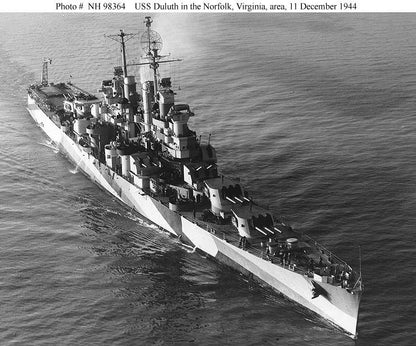 USS DULUTH CL87 Framed Navy Ship Photo